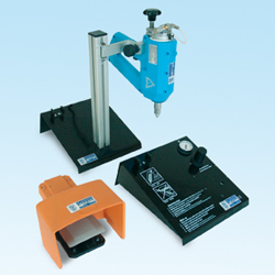Bickers  tripods and foot-switched